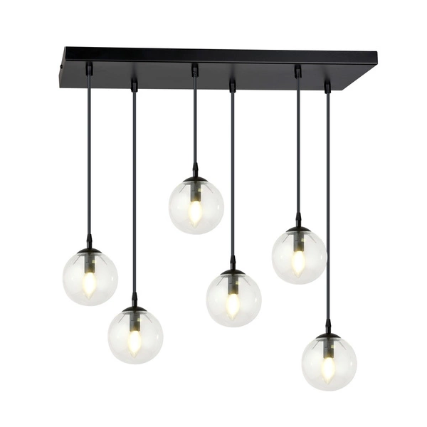 Lampa wisząca Emibig COSMO 6 BL TRANSPARENT 711/6