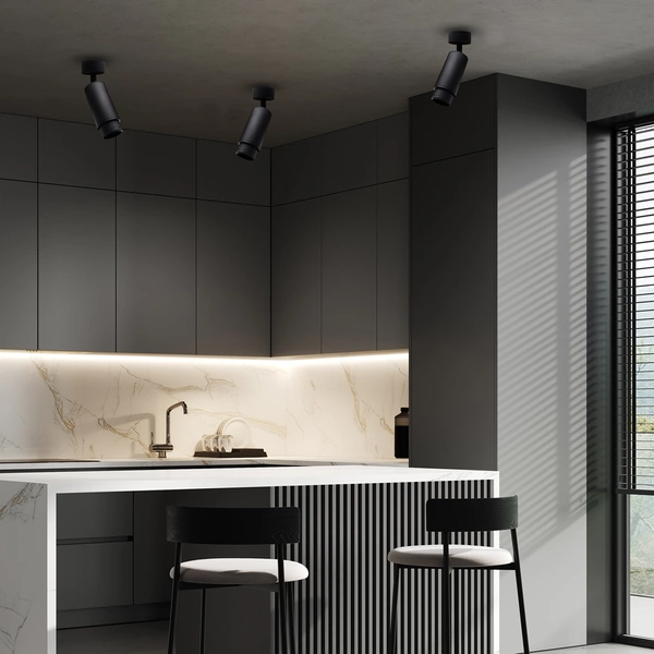 Reflektor MICA ZOOM, ML7373, czarny, 1x8W GU10