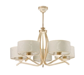 Klasyczny Żyrandol KASZMIR wys. 64cm 5xE27 15W IP20 | Ecrie