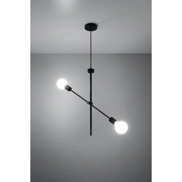 Lampa wisząca CONCEPT 2 SL.0711 czarna 2xE27