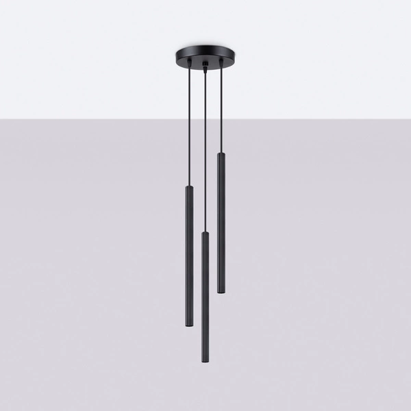 Lampa wisząca ARCHE 3P czarna