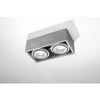 Betonowy plafon QUATRO 2 SL.0884 szary 2xGU10/ES111