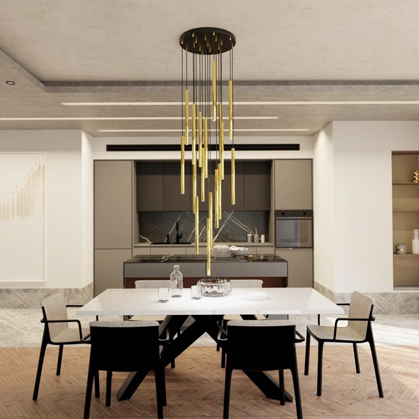 Lampa wisząca Emibig SELTER 17 PREMIUM GOLD oprawa oświetleniowa 1332/17