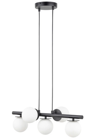 Lampa Sigma AVOLA zwis kulki 5 czarne/białe 40787