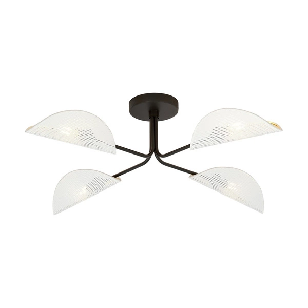 Lampa sufitowa Emibig GOMEZ 4 Biały/GOLD 1173/4