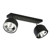 ALTEA BLACK LAMPA SUFITOWA 2 PŁ + ŻARÓWKI 6518