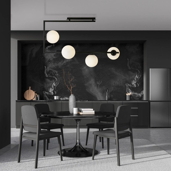 Lampa sufitowa Emibig SOMA 4 BL OPAL 1291/4