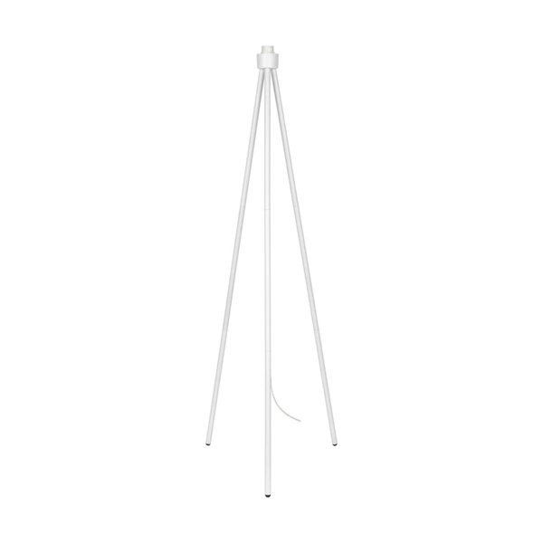 Podstawa lampy podłogowej 1xE27 maks. 40W biały kabel metalowy/przezroczysty PVC 1511002B