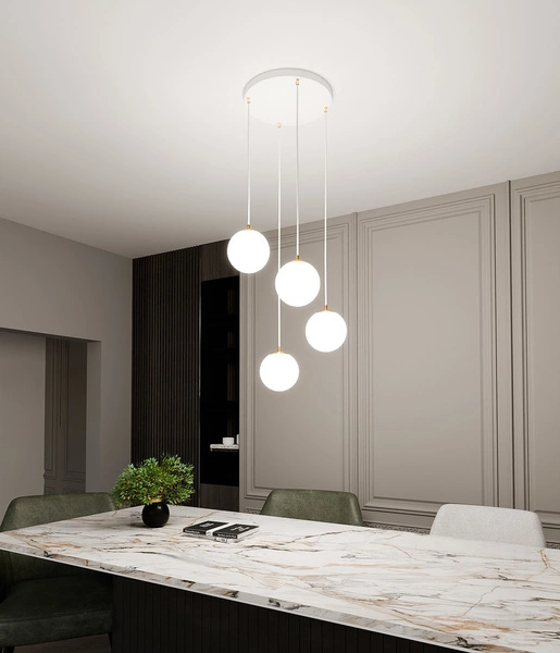 Lampa wisząca Emibig ROYAL 4 WH 1244/4