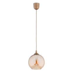 Lampa wisząca ALFA WENA ZŁOTA 1xE27 20cm | 61327