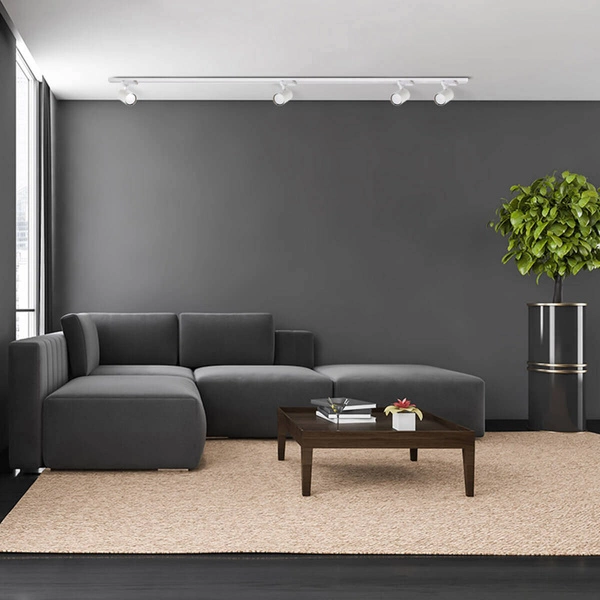 Zestaw szynoprzewodu Snow SET 3F, biały, 4x50W GU10