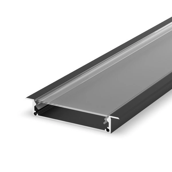 Profil LED P21-1 architekt 100cm szer. 41mm | do osłonek C6 | czarny