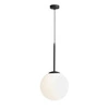 Aldex Lampa wisząca BOSSO 1087G1, 30 cm, czarna, 1x60W E27