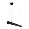 Liniowa lampa wisząca Italux Traversi RX Suspended 114 Black 3000K PRD-5470-114-BK-830-PN
