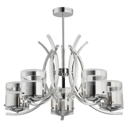 Lampa sufitowa ALFA INDIRA CHROM 5xE27 60cm | 23115