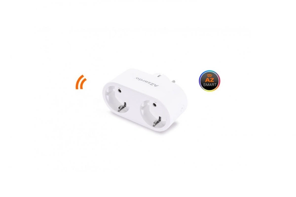 Azzardo DOUBLE SMART WIFI INDOOR PLUG 16A 3476