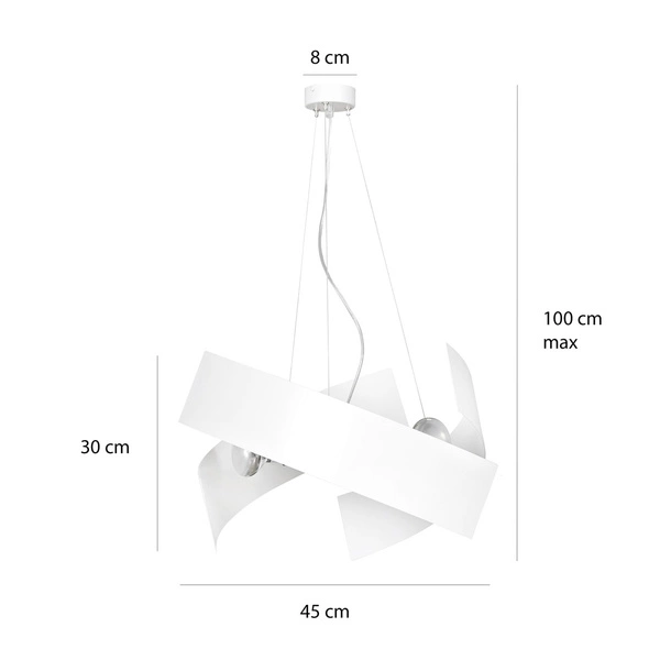 Lampa wisząca Emibig MODO Biały 585/1