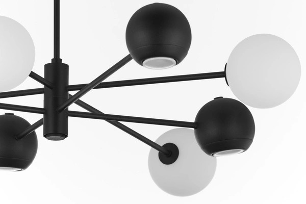 Nowoczesny Żyrandol MOKA wys. 47-69cm 4xG9 4xGU10
14W IP20 | Czarny