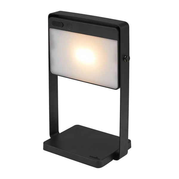 Lampa z przenośna na akumulator SAULIO LED 3000K Biała ciepła Aluminium | Czarny