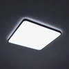 Plafon AGNES SQUARE LED PRO wys.5cm szer.63.5cm 64W 4000K  6000lm IP44 | Czarny/Biały