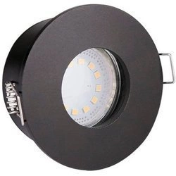 Podtynkowe oczko do łazienki HERMEYCZNE CZARNA IP65