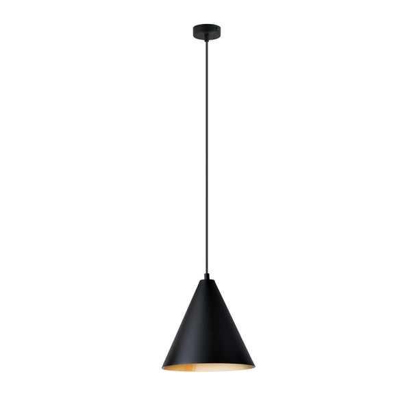 Lampa wisząca Emibig REBEL 1 Czarny/GOLD 1271/1