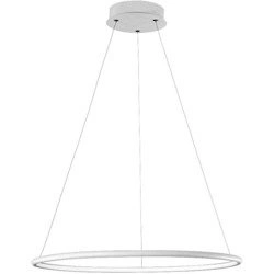 Lampa wisząca okrąg pierścień 40cm ORION WHITE LED barwa ciepła 3000K