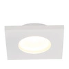 Oprawa wpuszczana kwadratowa LAGOS, biała, 1x50W GU10, IP65