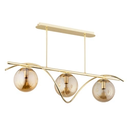 Lampa sufitowa ALFA VARNA ZŁOTA 3xE14 75cm | 62358