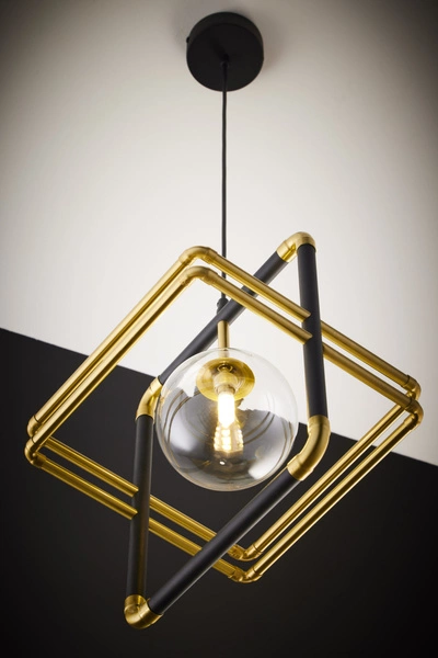 Nowoczesna Lampa wisząca FIORI wys. 115cm 1xG9 14W IP20 | Złoty