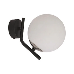 Nowoczesny Kinkiet TIM wys. 18cm 1xE14 11W IP20 | Nikiel