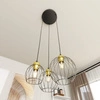 Lampa wisząca Emibig NANDO 3PREM BL GOLD 1368/3PREM