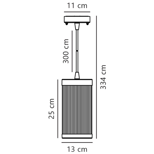 Lampa wisząca COUPAR E27 25W Plastik | Szlifowany
