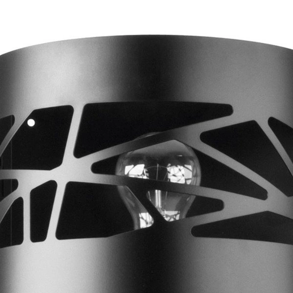 Lampa kinkiet MODUŁ FREZ czarny metalowy