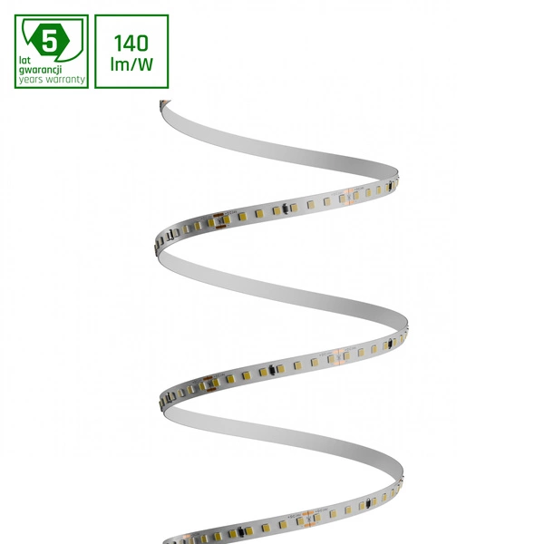 PASEK LED 2835 24V 160LED 18W/m 2520lm/m NW 10mm IP20 5LAT 5m roll