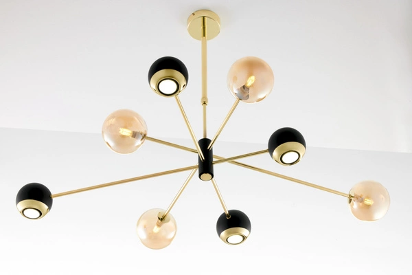 Nowoczesny Żyrandol MOKA wys. 47-69cm 4xG9 4xGU10
14W IP20 | Złoty