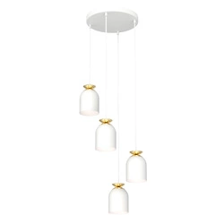 Lampa wisząca Emibig TARGET 4 PREM WH 1401/4PREM