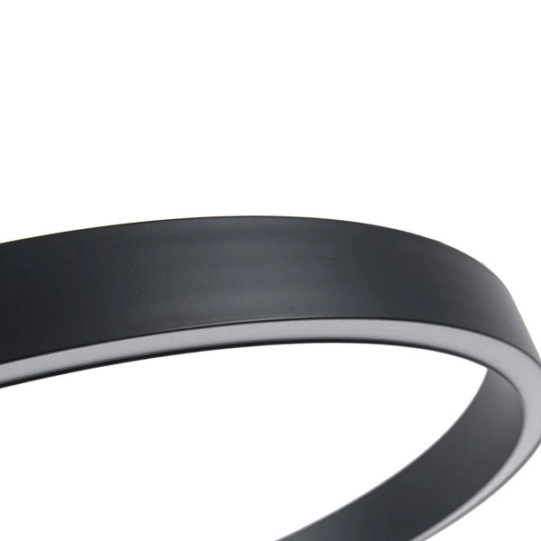 Midway lampa wisząca mała śr.60cm pierścień LED 40W | czarny