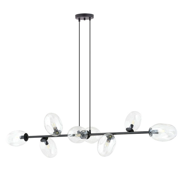 Lampa sufitowa Emibig PANDORA 8 BL TRANSPARENT 1262/8