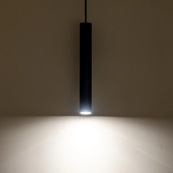 Lampa wisząca FOURTY BLACK M miniGU10 30cm | czarny 10771