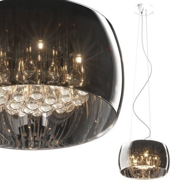 Lampa nad stół wisząca CRYSTAL śr. 40cm