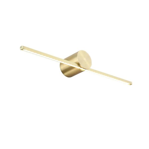 Kinkiet Modern Slim M, złoty, 6W LED, barwa ciepła 3000K, IP44