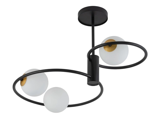Lampa Sigma AQUA 3 plafon czarny 33465