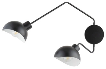 Lampa Sigma ROY kinkiet ścienny 2 czarny biały 32496