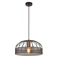 Lampa wisząca LEVI, 31-78469, czarny/miedziany, 1x40W E27