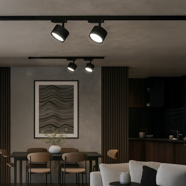 Oprawa Cyklop Track Czarny 1xGx53 3-Obwodowy