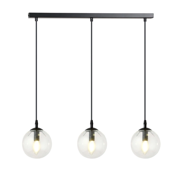 Lampa wisząca Emibig COSMO 3 BL TRANSPARENT 711/3