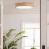 Plafon LED 31W Okrągły 60 cm Naturalne Drewno 3 Barwy Świecenia Abruzzo Vero
