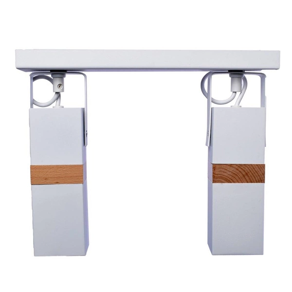 Lampa sufitowa nowoczesna reflektorek spot VIDAR II biały szer. 40cm