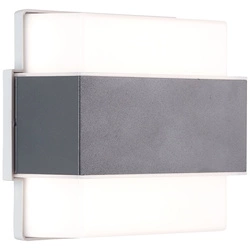 Lampa ścienna Archie Brilliant Metal/Plastik Antracyt